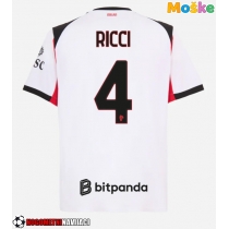 Moške Nogometnih dresov AC Milan Samuele Ricci #4 Gostujoči 2025-26 Kratki rokavi